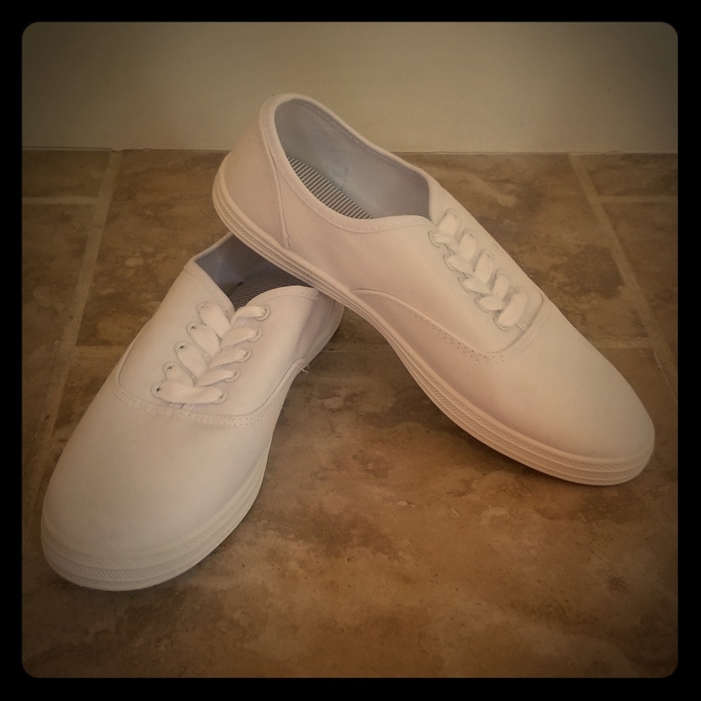 White sneakers